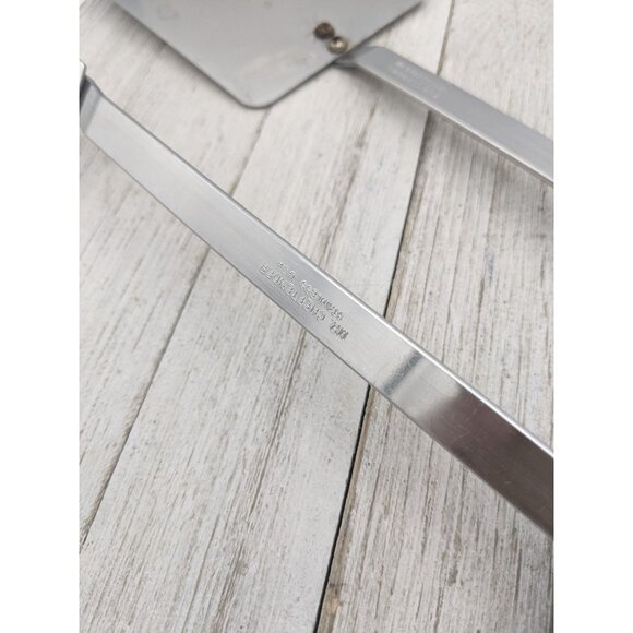 Mr Cheftender Stainless Utensils Grill BBQ Spatula Flipper 18” Meat Fork - Picture 4 of 10